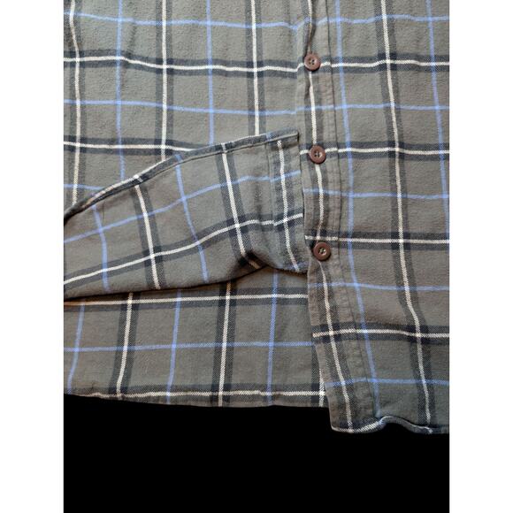 WRANGLER PREMIUM QUALITY Mens Chore Barn Shirt Size 3XL Plaid Front Pockets - Picture 3 of 6